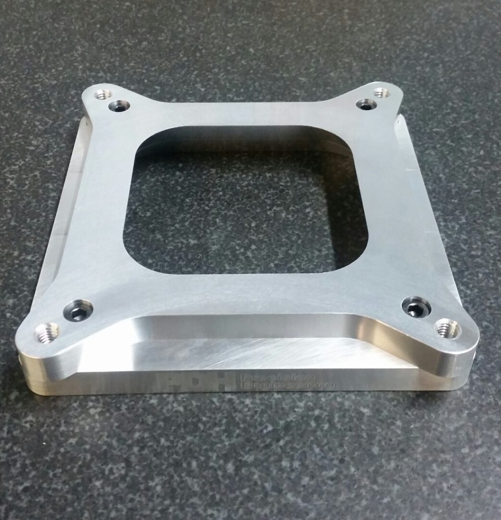 4150 Holley carburettor to 4500 Dominator manifold adaptor PDH