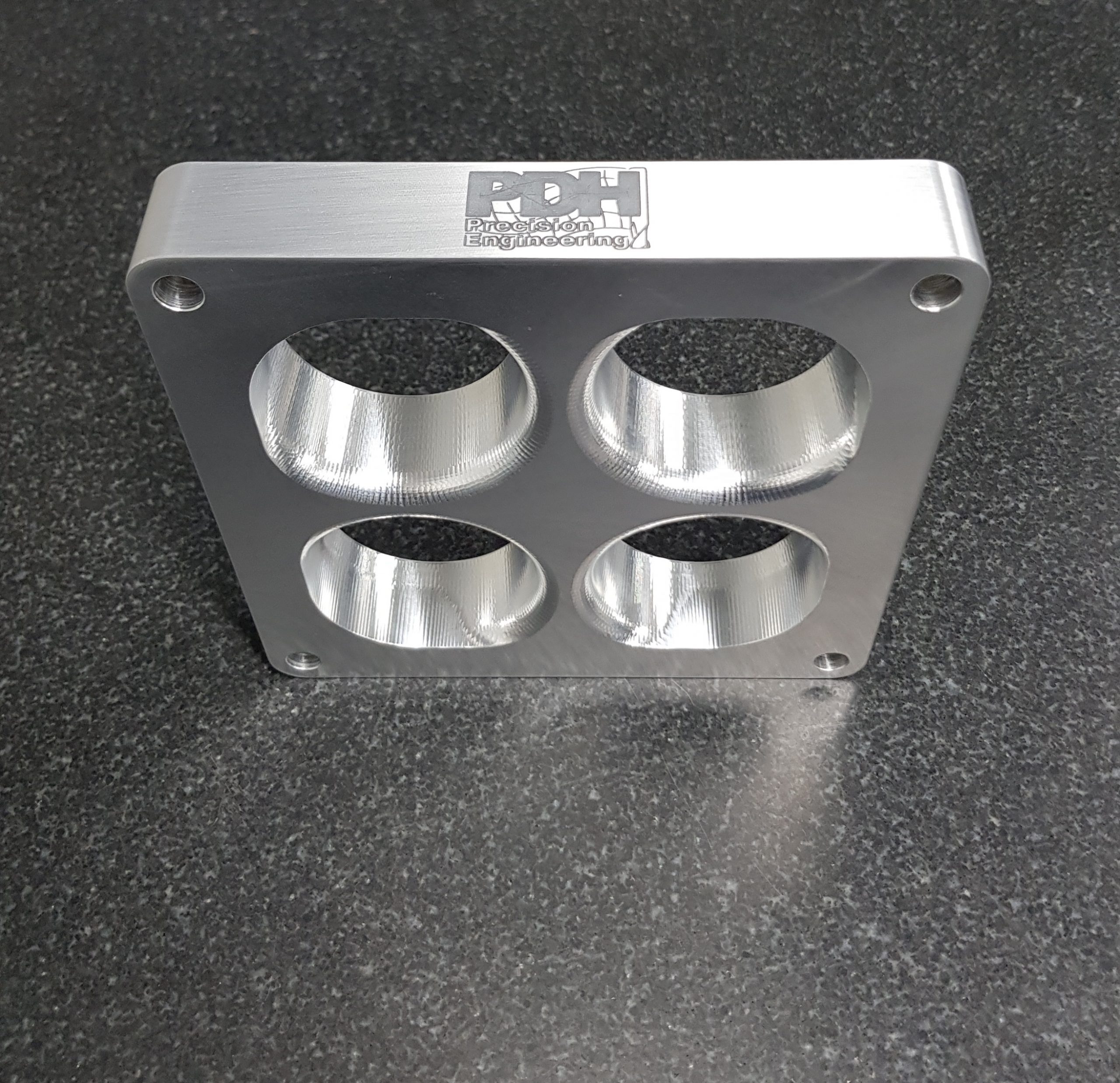 1" carby spacer, 4500 Holley Dominator, 7 degree taper PDH Precision