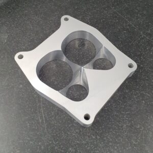 1" Carby spacer, Suit spreadbore manifold, Tapered 4 hole, Rochestor quadrajet